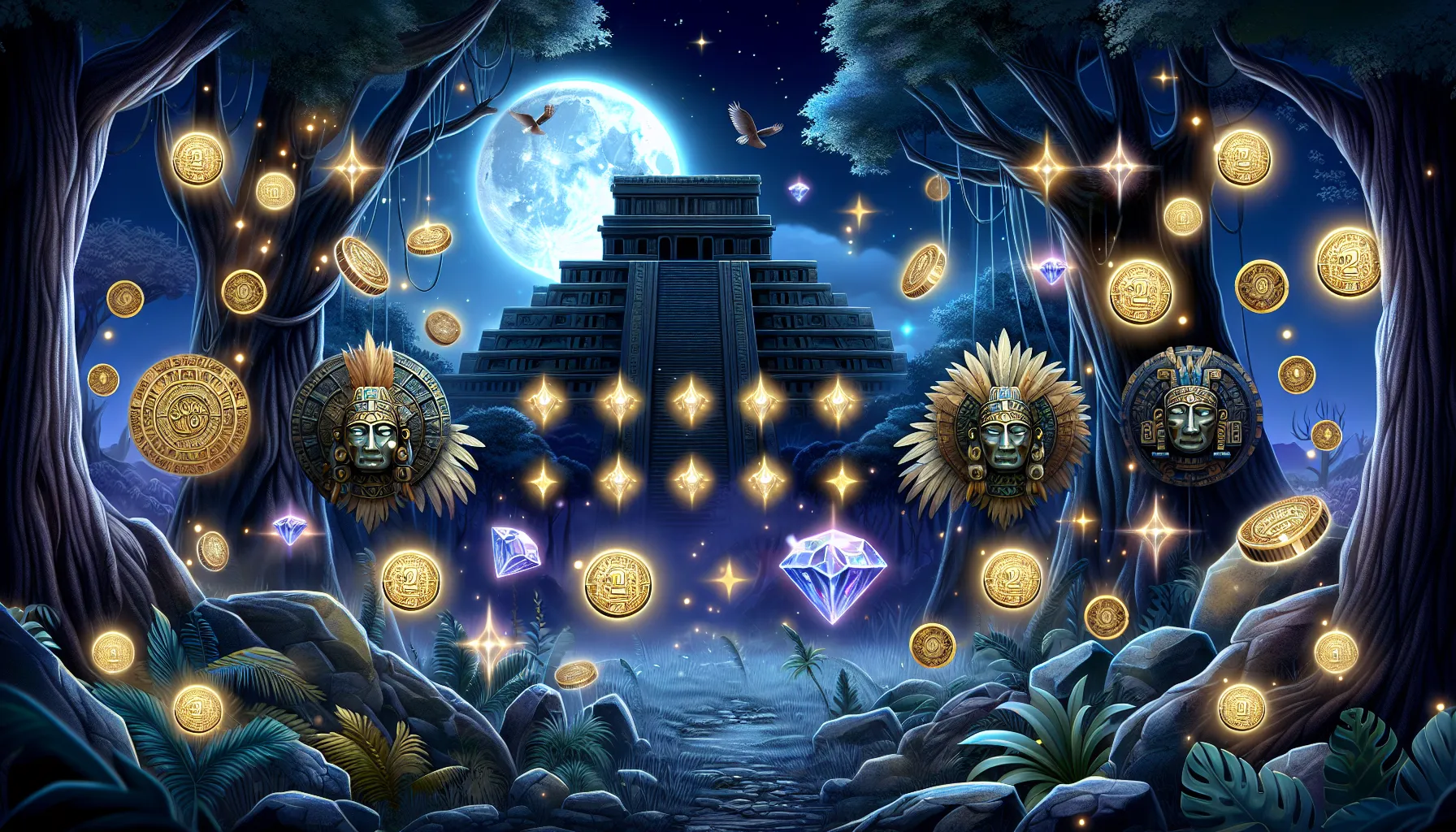 Aztec Gems Deluxe: Slot Hutan Misterius dengan Permata Emas и Multiplier
