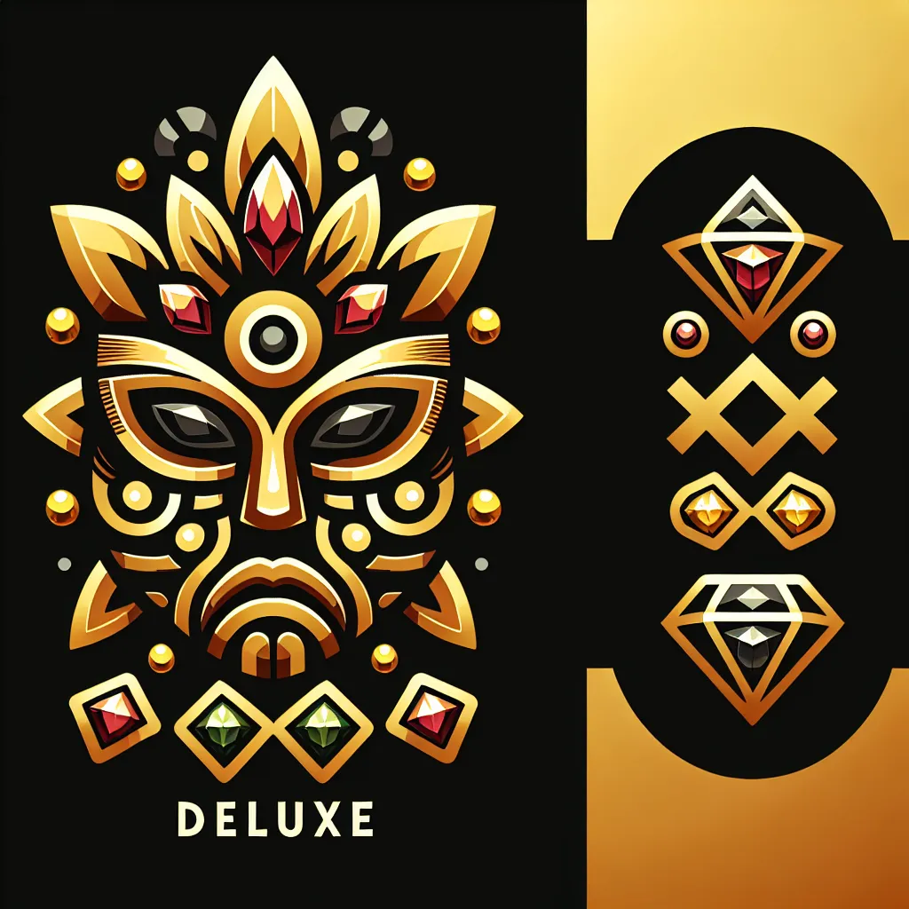 Aztec Gems Deluxe: Slot Hutan Misterius dengan Permata Emas и Multiplier Logo